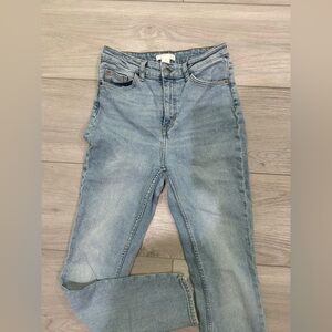 High rise skinny jeans